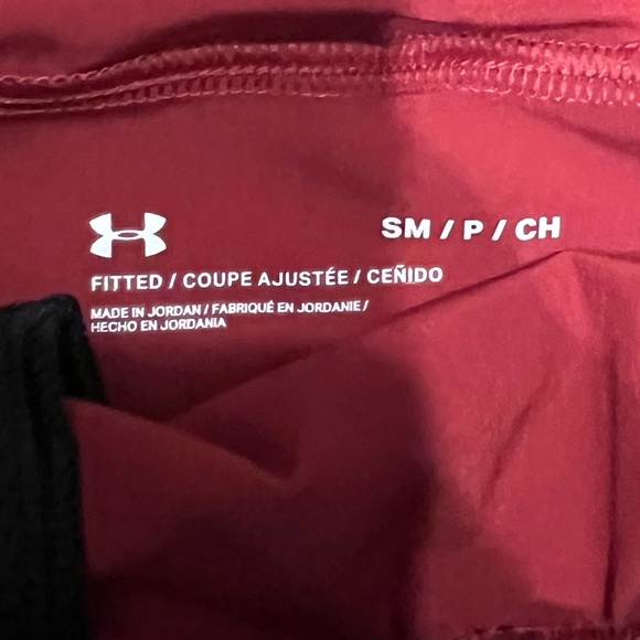 UA Speedpocket 7'' Cardinal  Shorts - Picture 3 of 10